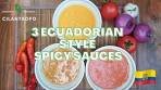 Homemade AJI (Ecuadorian style spicy sauce) – 3 types o ...
