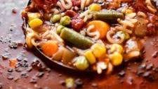 Homemade Alphabet Vegetable Soup