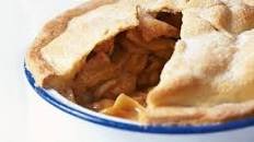 Homemade apple pie