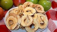 Homemade Apple Rings using a Dehydrator