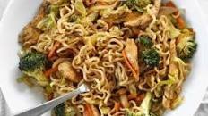 Homemade Chicken Yakisoba