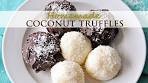 Homemade Chocolate and Coconut Truffles - Easy Recipe