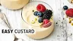 Homemade CUSTARD RECIPE - Super Easy To Make!