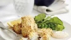 Homemade fish fingers