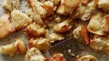 Homemade Garlic Croutons