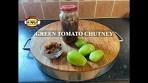 Homemade Green Tomato Chutney