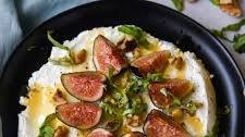 Homemade Labneh with Honey and Figs