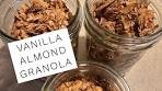 Homemade Vanilla Almond Granola