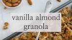 Homemade Vanilla Almond Granola Recipe