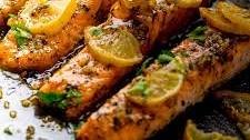 Honey Garlic Butter Baked Salmon