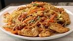 Honey Garlic Chicken Low Mein Recipe| Better Than Take Out