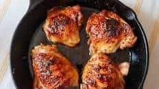 Honey Garlic Chicken Thighs