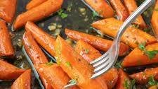 Honey Garlic Roasted Carrots