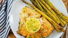 Honey Garlic Salmon and Asparagus