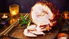 Honey-glazed roast gammon