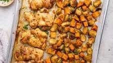 Honey Mustard Chicken Sheet Pan Meal