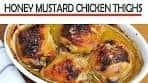 Honey Mustard Chicken Thighs Recipe