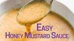 Honey Mustard Sauce - So Quick & Easy. Make This!