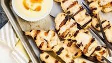 Honey Mustard Yogurt Chicken Skewers