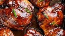 Honey Soy Baked Chicken Thighs