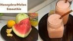 Honeydew and Water Melon Smoothie Recipe