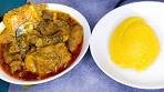 How I Make Banga Soup And Eba