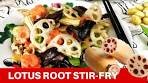 How to cook lotus root stir-fry (Ep 6: Quick and easy Asian food)