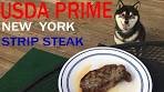 How to Grill NEW YORK STRIP STEAK with Garlic Butter ...