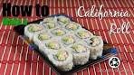 How to Make a California Roll