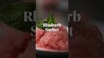 How to make a delicious rhubarb sorbet! 🤩 #tamaris #sorbet