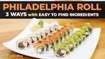 How to Make a PHILADELPHIA ROLL (Philly Roll) with The ...