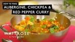 How To Make Aubergine, Chickpea And Red Pepper Curry ...