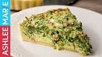 How to make bacon spinach artichoke quiche - easy quiche ...