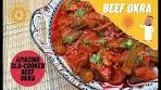 How To Make Beef Okra | Deep Tomato Beef Stew | Middle ...