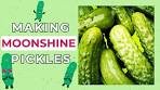 How to Make Boozy Moonshine Pickles