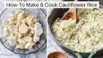 HOW TO MAKE CAULIFLOWER RICE (3 WAYS!)