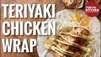 HOW TO MAKE CHICKEN TERIYAKI WRAP | Tortilla Wrap ...