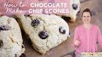 HOW TO MAKE CHOCOLATE CHIP SCONES: Tender and ...