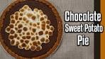 How to Make Chocolate Sweet Potato Pie | Pie Month | The ...
