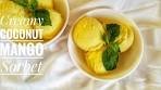 How to make Coconut Mango Sorbet Recipe