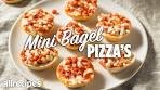 How to Make Easy Mini Bagel Pizzas #WithMe | At Home ...