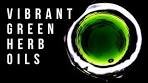 How to make green herb oils
