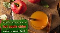 How to Make Hot Apple Cider using Essential Oils