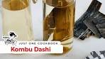 How to Make Kombu Dashi (Recipe) 昆布だしの作り方 (レシピ)