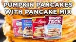 How to Make Pumpkin Pancakes with Pancake Mix