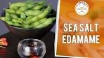 How To Make Sea Salt Edamame By Chef Sanjib