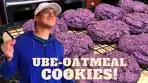 HOW TO MAKE SIMPLE UBE OATMAL COOKIES