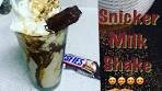 How to make Snicker Milk Shake