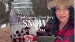 How To Make SNOW Ice Cream