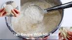 How to make soft idli at home with idli rava | Idli batter using ...